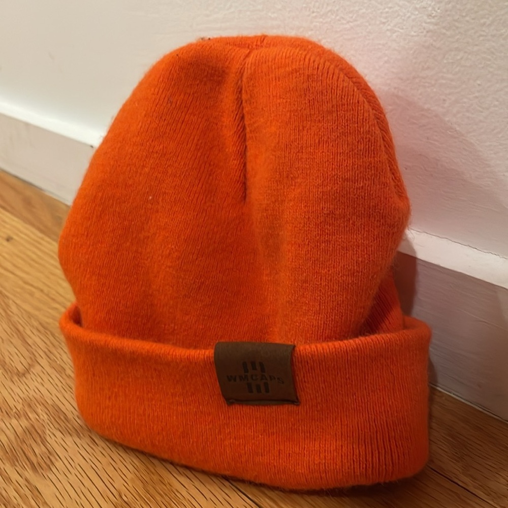Bright Orange Beanie WMCAPS small